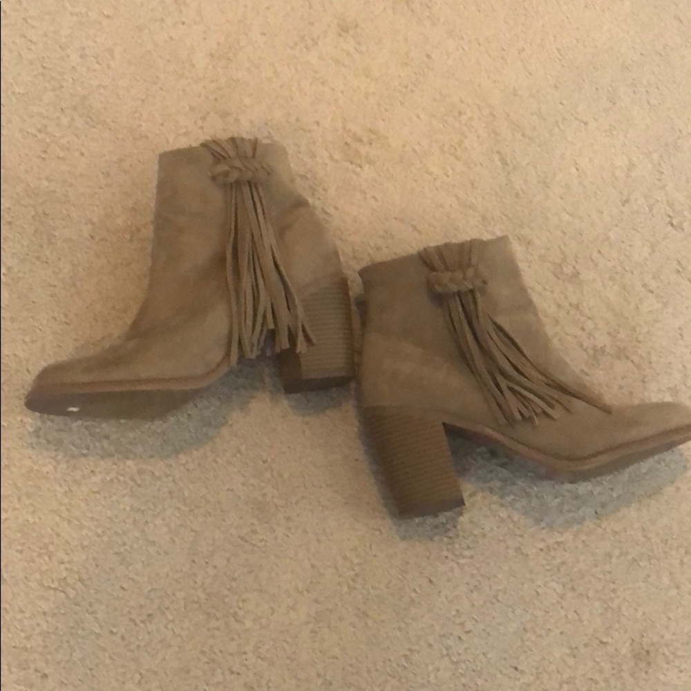 Forever 21 Booties Boots with Tassels